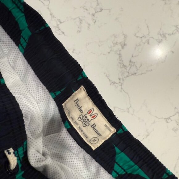 Psycho Bunny Mens Swimsuit Size M- Blac - Picture 3 of 4